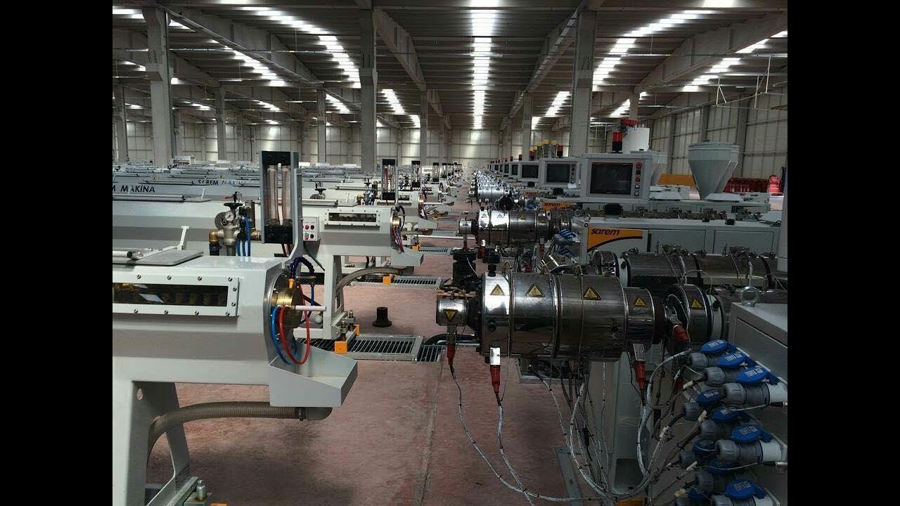 PPRC glass Fiber Reinforced Pipe Extrusion Line / ПП трубы – армированные стекловолокном